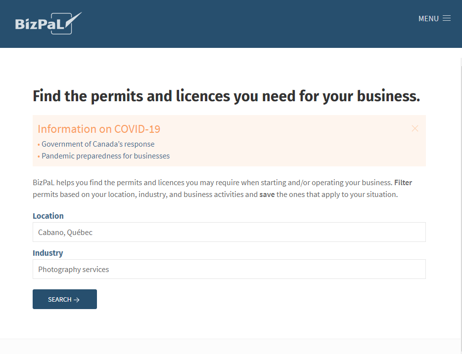 Find the permits and licenses you need for your business.